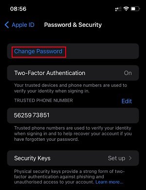 Changing iPhone Passcode step-4