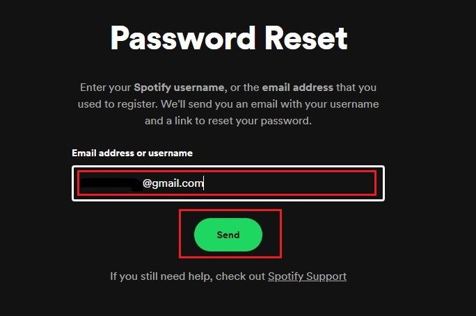 Reset a Forgotten Spotify Password step-2