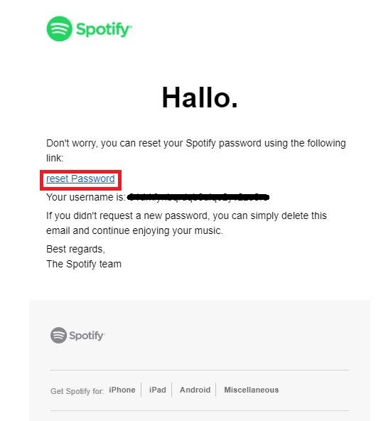 Reset a Forgotten Spotify Password step-3