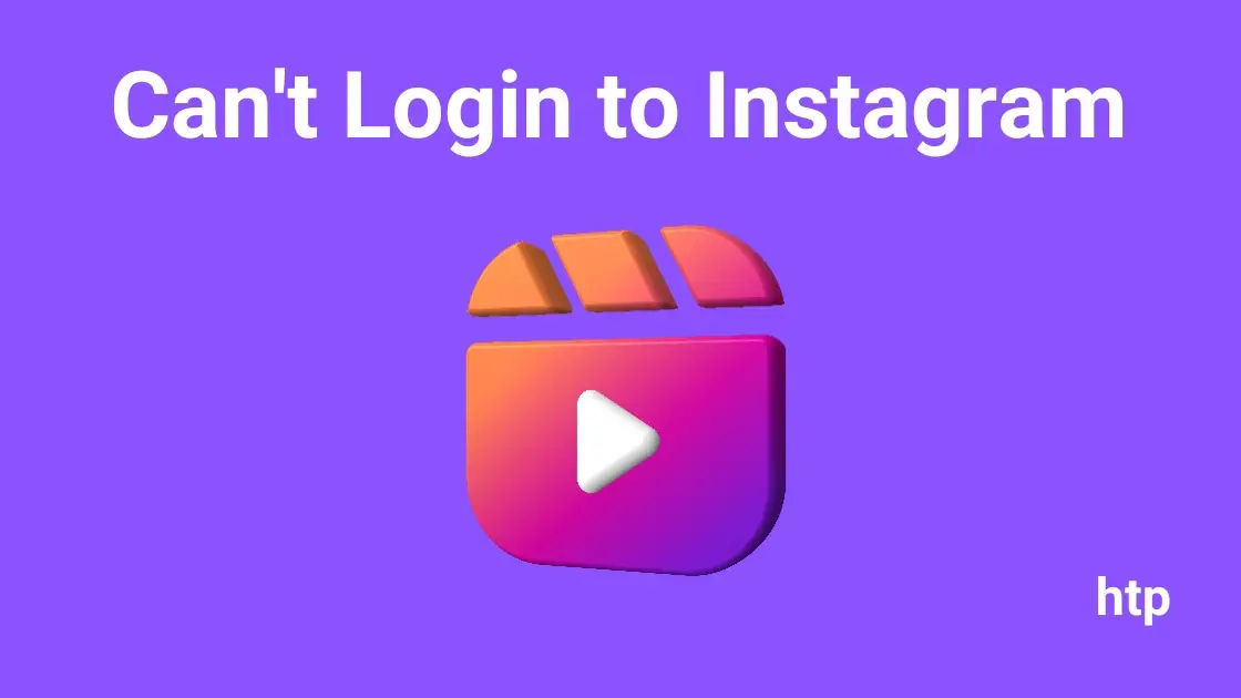can't login to instagram