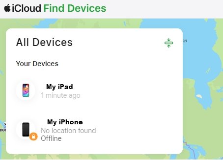 icloud find devices