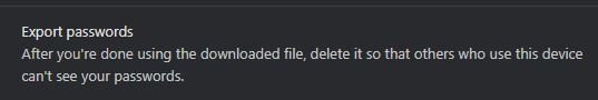 export chrome passwords to lastpass - export password